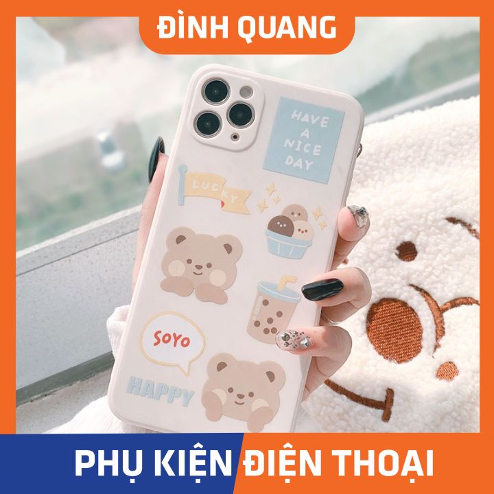 ỐP LƯNG IPHONE Gấu Soyo 6/6plus/6s/6splus/7/7plus/8/8plus/x/xr/xs/11/12/pro/max/plus/promax - ĐQ Store