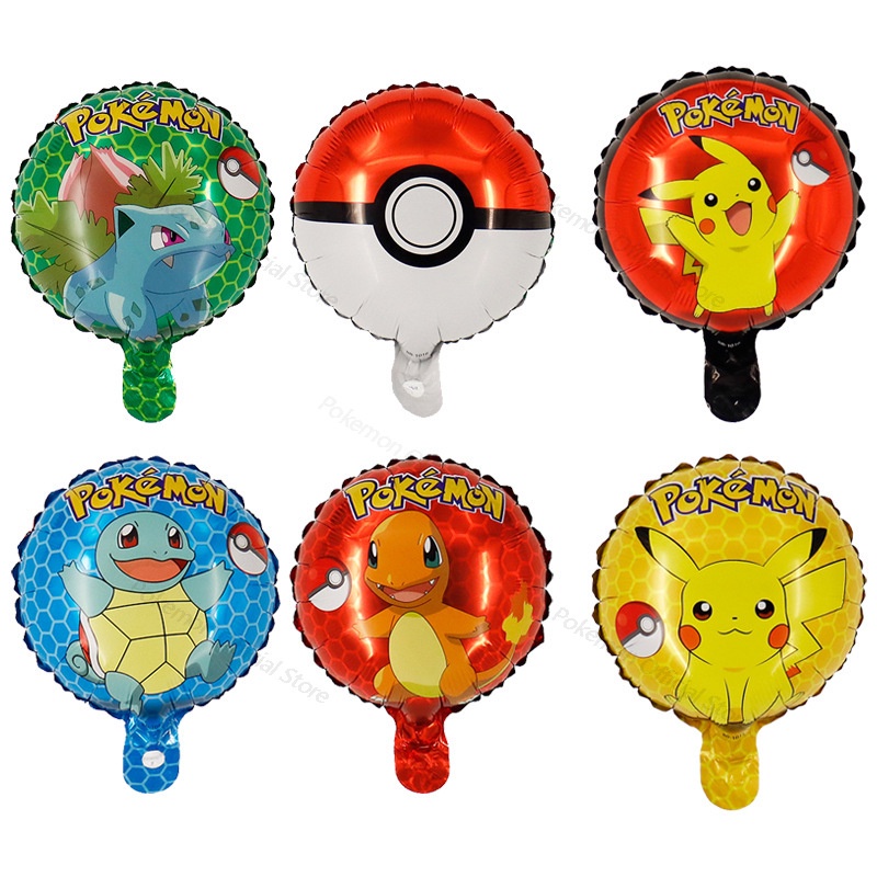 Bong Bóng Nhôm Hình Pikachu Dễ Thương Dùng Trang Trí Tiệc Sinh Nhật