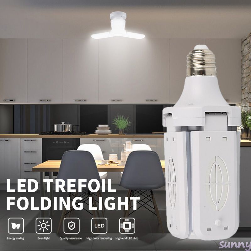 Set 4 Đèn Trần 40W 4 + 1 LED E27 Siêu Sáng Chống Thấm Nước Dễ Lắp Đặt Bảo Vệ Mắt Dành Cho Phòng Khách / Cửa Hàng