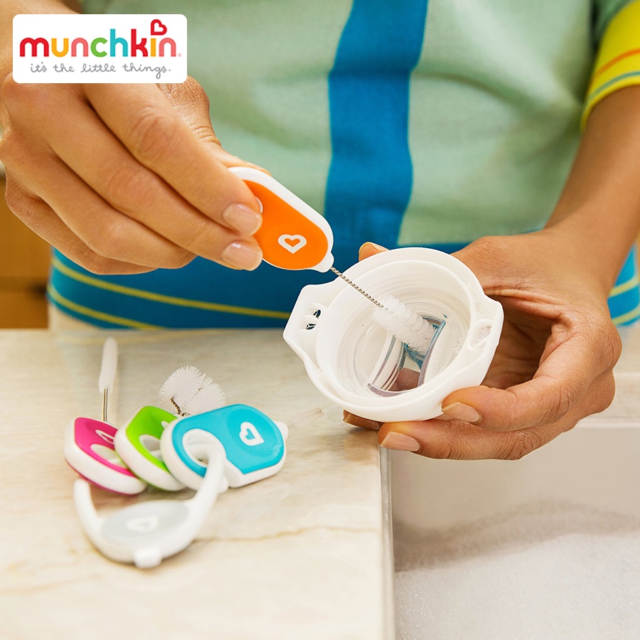 Bộ 4 Chổi Cọ Vệ Sinh Phụ Kiện Munchkin MK27204