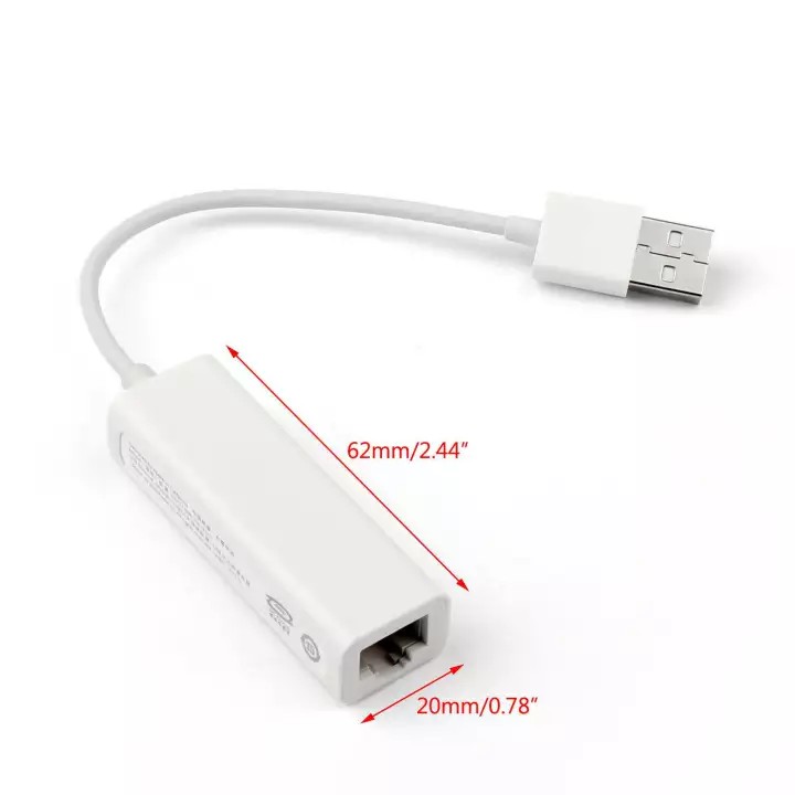 Cáp kết nối Macbook Air với mạng lan qua cổng USB