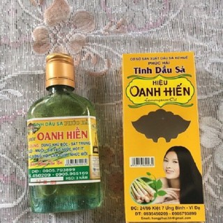 Tinh dầu sả chống muỗi/ chai 100ml