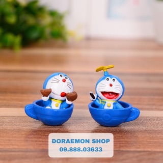 Bộ Mô Hình Mini Doremon Doraemon Ngồi Cốc