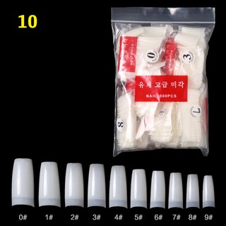 Bịch 500 móng úp đủ cỡ từ 0 - 9