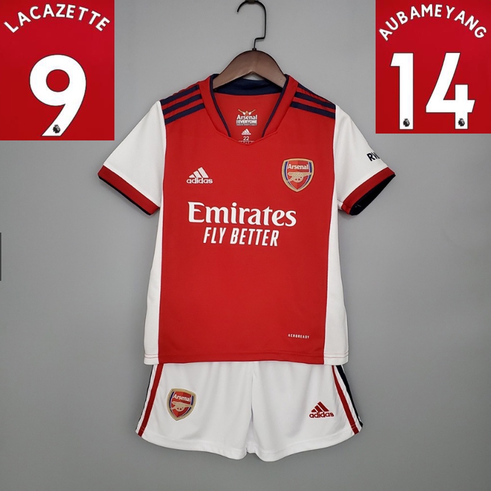 Bộ Quần Áo Bóng Đá Sân Nhà Arsenal 2021-22