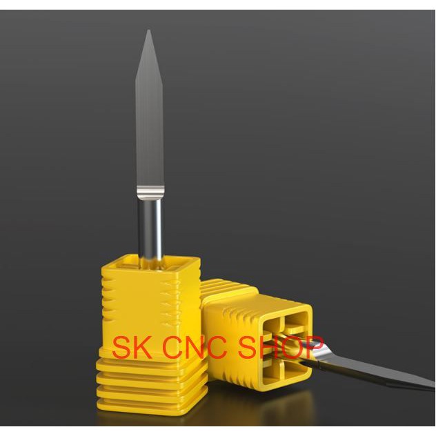 Mũi dao khắc 1 me CNC. 4mm - SK CNC SHOP