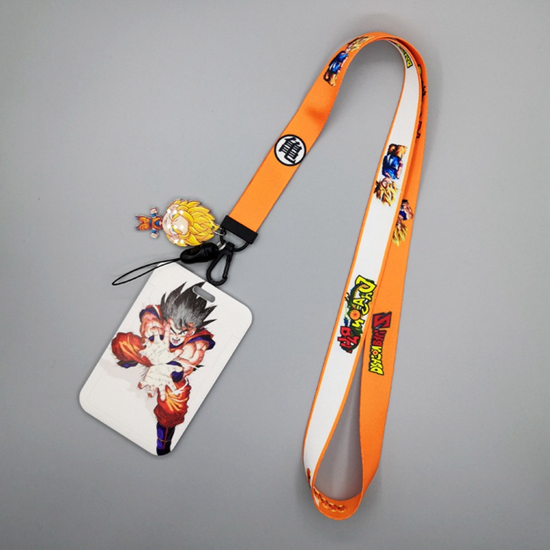 Dây đeo thẻ nhân viên in hình hoạt hình Dragon Ball