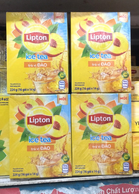 💖DATE MỚI💖 Trà Lipton Hoà Tan Vị Đào / chanh / trà đen