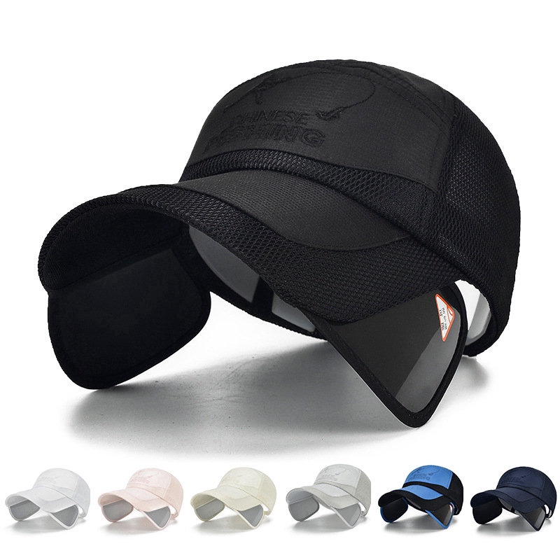 Comfortable black high-top hat for sun protection
