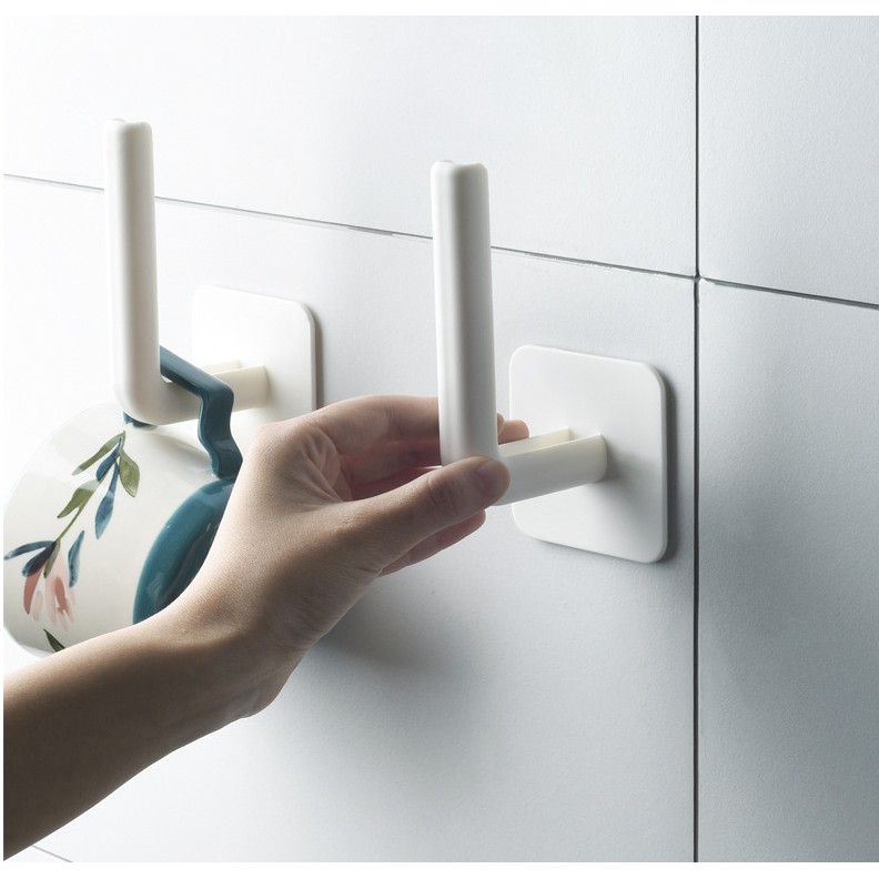 Giá đỡ móc treo XIAODUOJIAJU đa năng tự dính cho phòng tắm/ nhà bếp