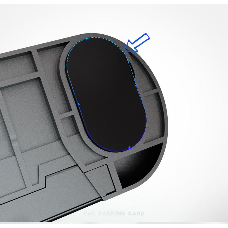 Bảng ghi số điện thoại cho xe ô tô khi dừng đỗ - Có giá đỡ điện thoại - Hoàng Minh Auto B002