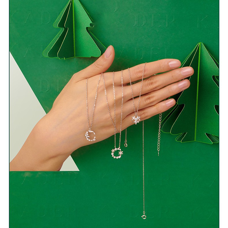 Dây Chuyền Bạc Vòng Hoa Nguyệt Quế Sang Chảnh cho Nữ TNC JEWELLERY