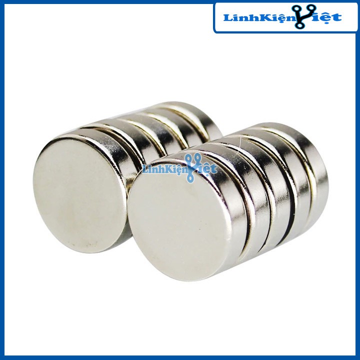 Bộ 5 Viên Nam Châm Đất Hiếm 10x2mm ( từ tính hút cực mạnh)