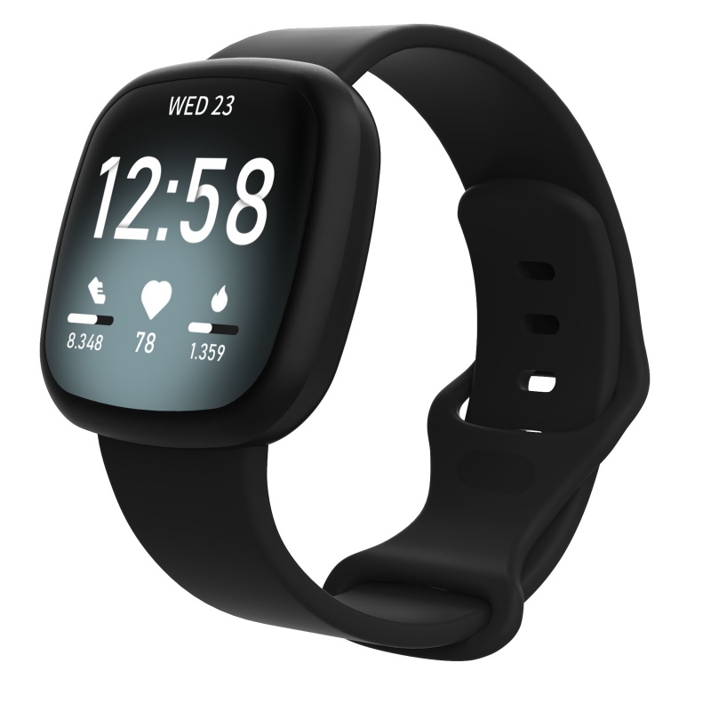 Dây Đeo Silicon Thay Thế Cho Đồng Hồ Thông Minh Fitbit Versa 3 Sense