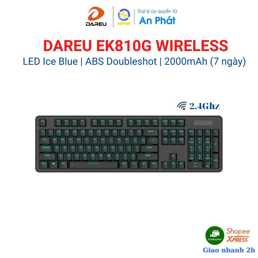 [Mã 33ELSALE hoàn 7% xu đơn 300k] Bàn phím cơ DareU EK810G Wireless - Chính hãng BH 24 tháng