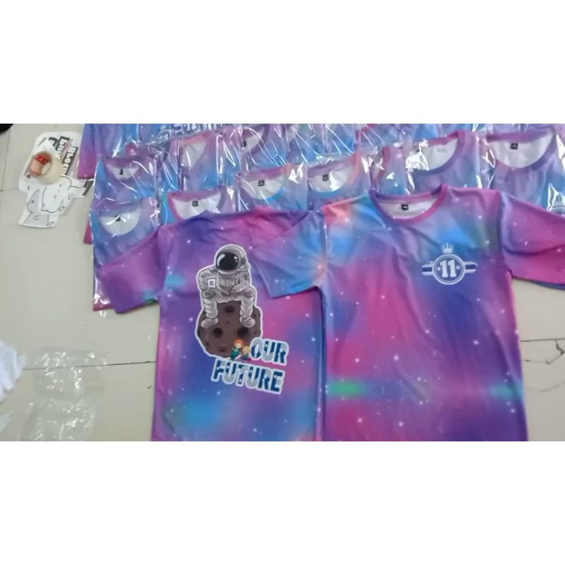 Áo lớp Galaxy , Áo lớp in nền loang áo đồng phục nhóm , giá sỉ  chất đẹp, nhận in nền theo yêu cầu