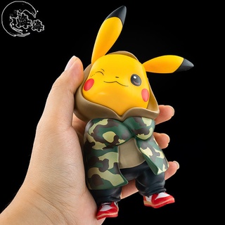 Mô hình nhân vật pikachu họa tiết rằn ri cá tính