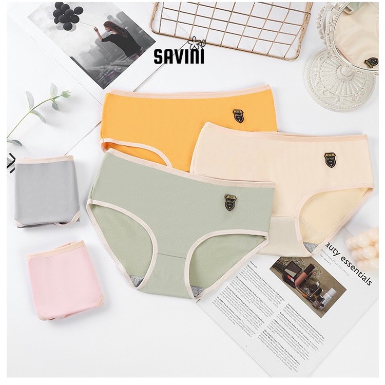 Quần Lót Nữ Cotton dễ thương mềm mại tôn dáng - Hàng Xuất Nhật SAVINI002