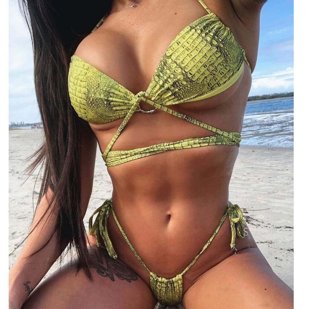 Bikini Nữ In Da Rắn Có Đệm Nâng Ngực | BigBuy360 - bigbuy360.vn