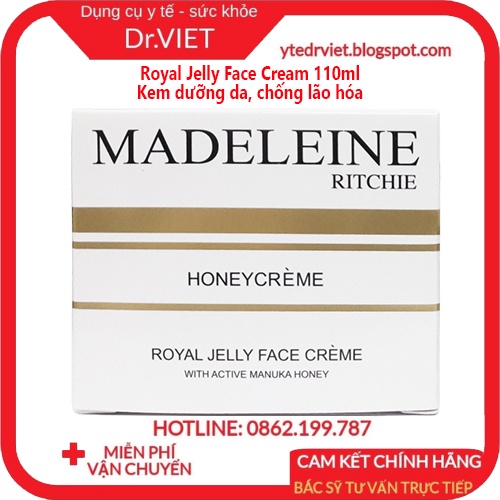 Kem dưỡng da, chống lão hóa Royal Jelly Face Cream 110ml - kem dưỡng ẩm cao cấp không nhờn, dễ hấp thu