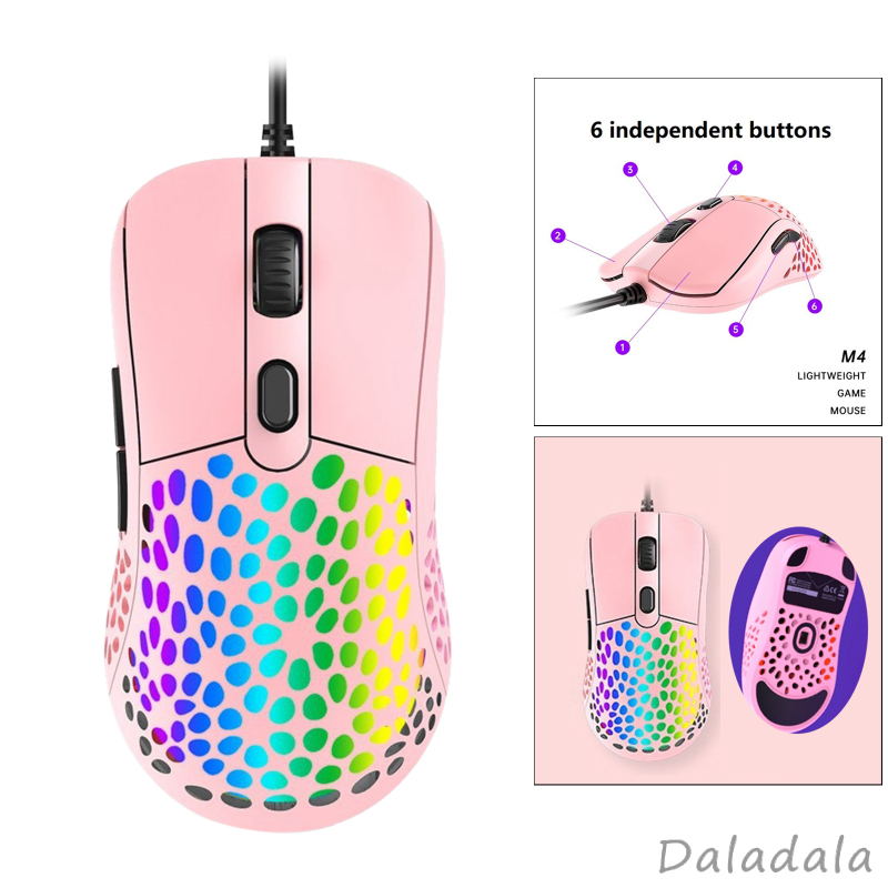 Chuột Chơi Game Có Dây Siêu Nhẹ 6400 Dpi | BigBuy360 - bigbuy360.vn