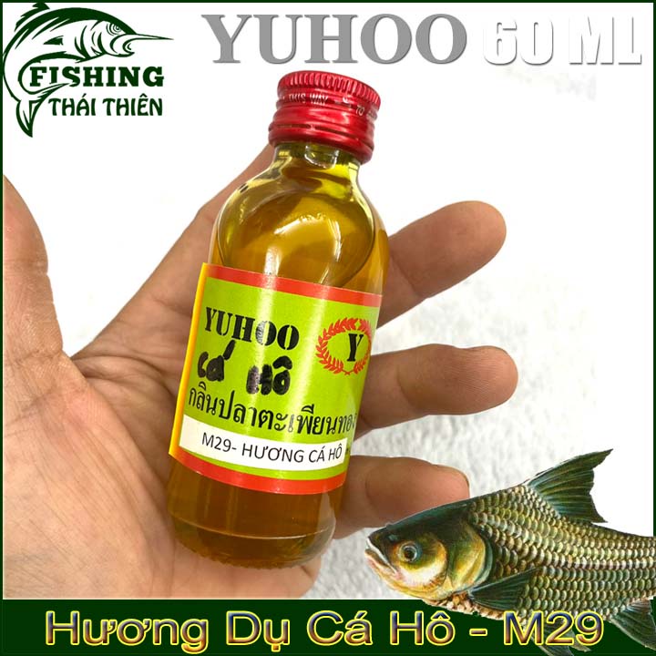 Tinh Mùi Câu Cá Hương Cá Hô Chuyên Dùng Câu, Dụ Siêu Nhạy Chai 60ml Xuất Xứ Thái Lan