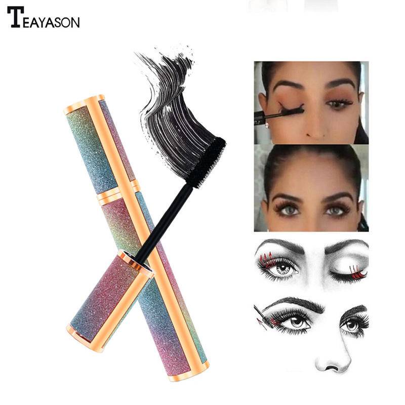 Mascara Sợi Tơ 4D Chống Thấm Nước Uốn Cong Làm Dày Và Dài Mi Thiết Kế Vỏ Họa Tiết Hoa Hướng Dương