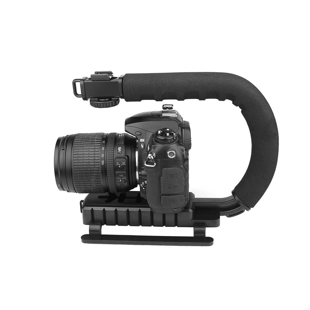 Tay Cầm Chống Rung Hình Chữ C Cho Máy Ảnh DSLR Nikon/Canon/Sony/SLR Gopro U Và Đèn Chiếu Tiện Dụng