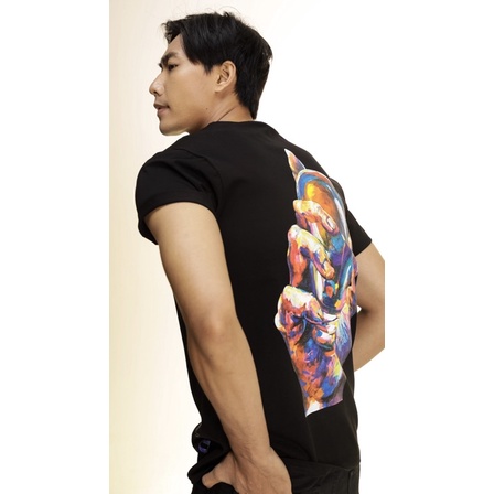 Áo thun free size Born to Shine thiết kế vải cotton 4 chiều mát mịn Gió một chiều taste of men