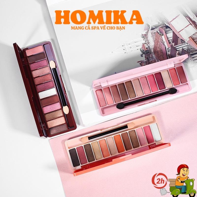 Bảng Phấn Mắt Lameila 12 Màu Play Color Eyes Kèm Cọ Trang Điểm - HOMIKA PM01 | BigBuy360 - bigbuy360.vn