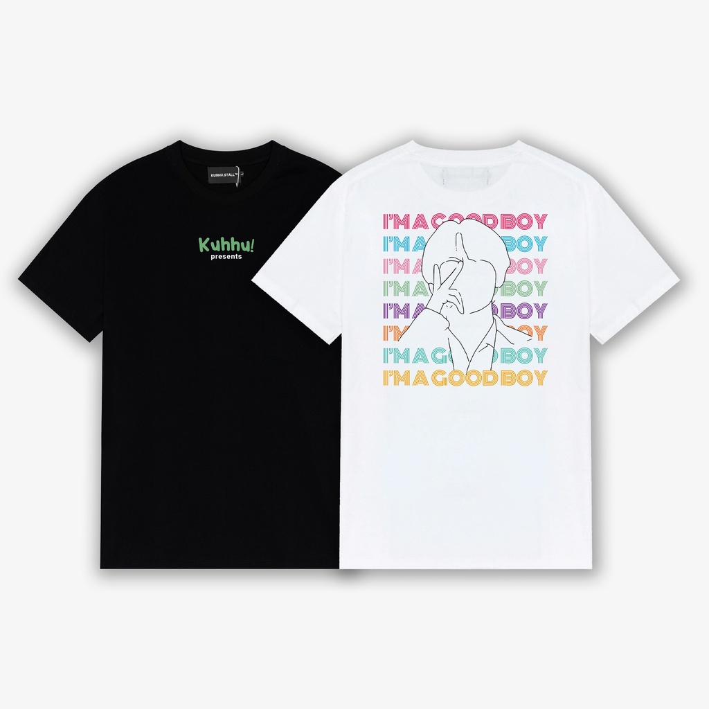 I'M A GOOD BOY TEE - Áo thun BTS unisex oversize 2 màu đen/trắng