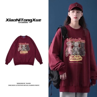 Áo nỉ XiaoNiTangXue Teddy Bear