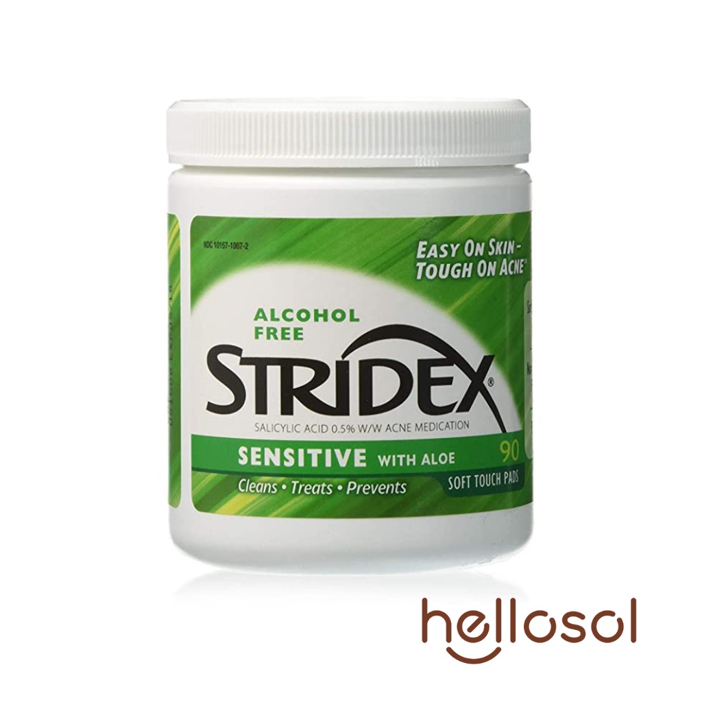 SD_002 Bông tẩm BHA  0.5% Stridex Sensitive With Aloe