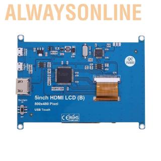 Màn Hình Cảm Ứng 5 Inch Hdmi Lcd (B) Tft Usb Cho Raspberry Pi Bb