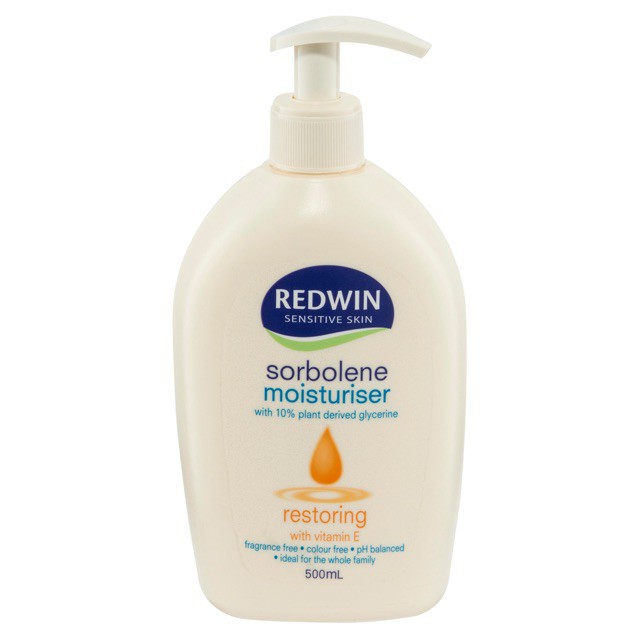 Kem dưỡng da toàn thân làm mềm mịn da trắng sáng REDWIN Sorbolene Moisturiser Restoring With Vitamin E