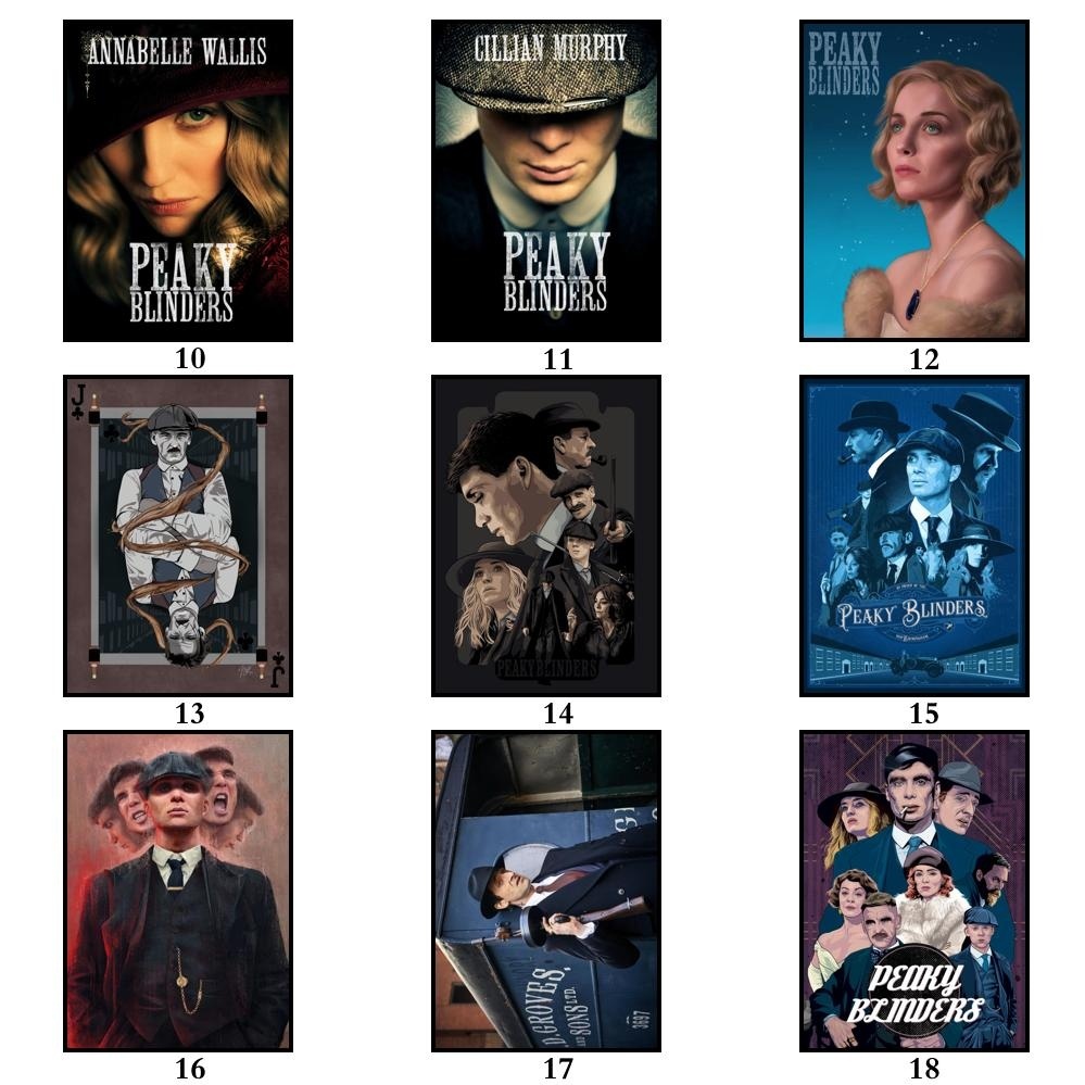 Tranh Treo Tường Trang Trí In Hình Nhân Vật Phim Peaky Blinders