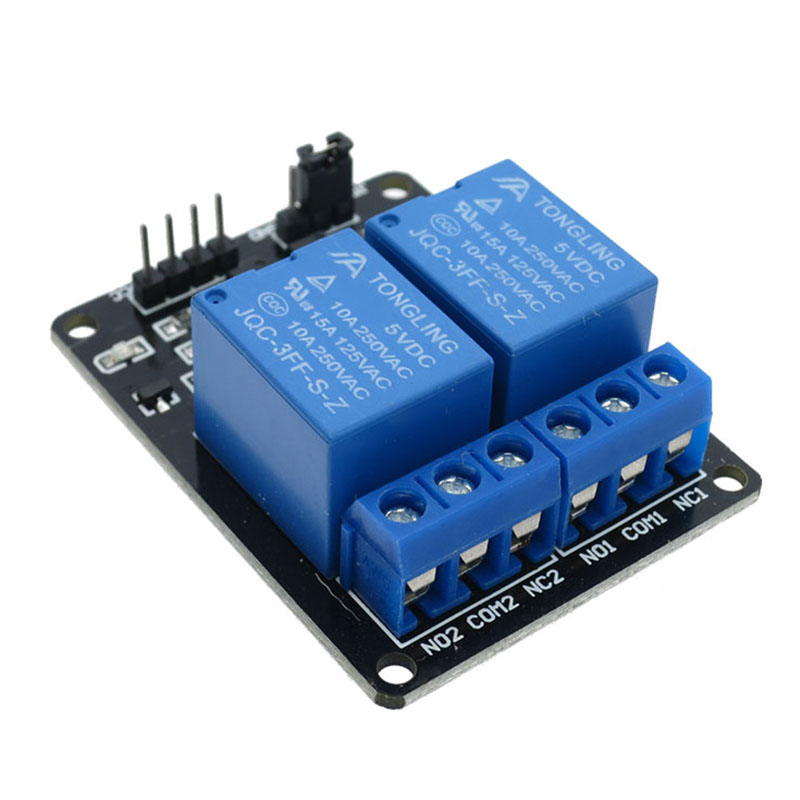 Mô Đun Rơ Le 2 Kênh 5V 2 Kênh Kích Hoạt Mức Thấp 2 Kênh 2CH Kèm Bộ Mở Rộng Dùng Cho Arduino