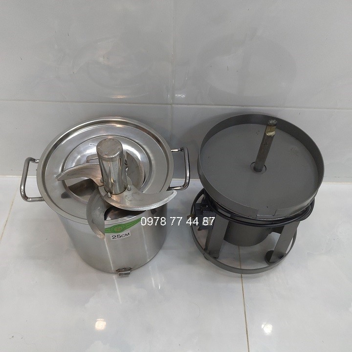 Máy xay gan làm pate 1HP nồi 25cm