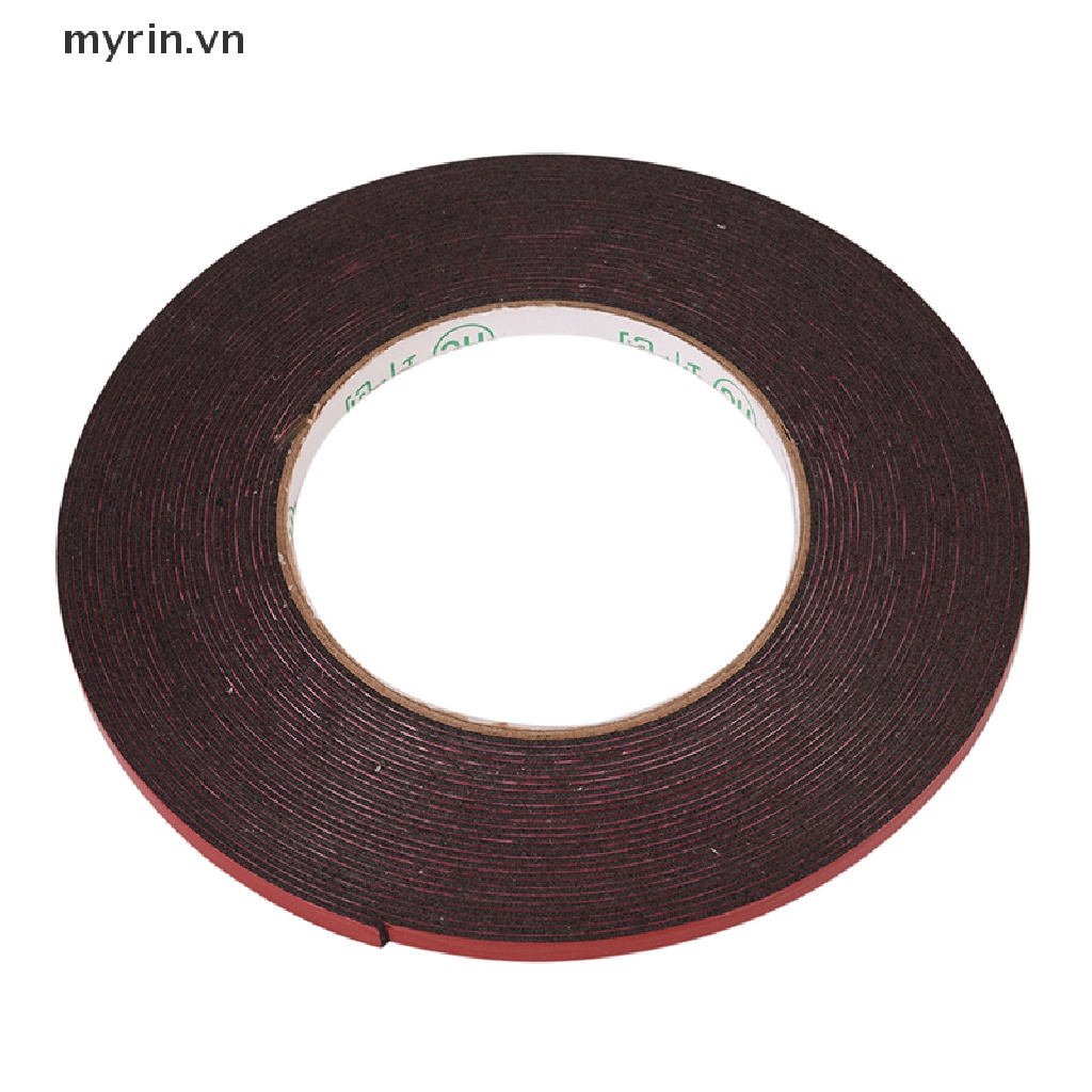 Cuộn Băng Keo Hai Mặt 10M Siêu Dính Màu Đỏ