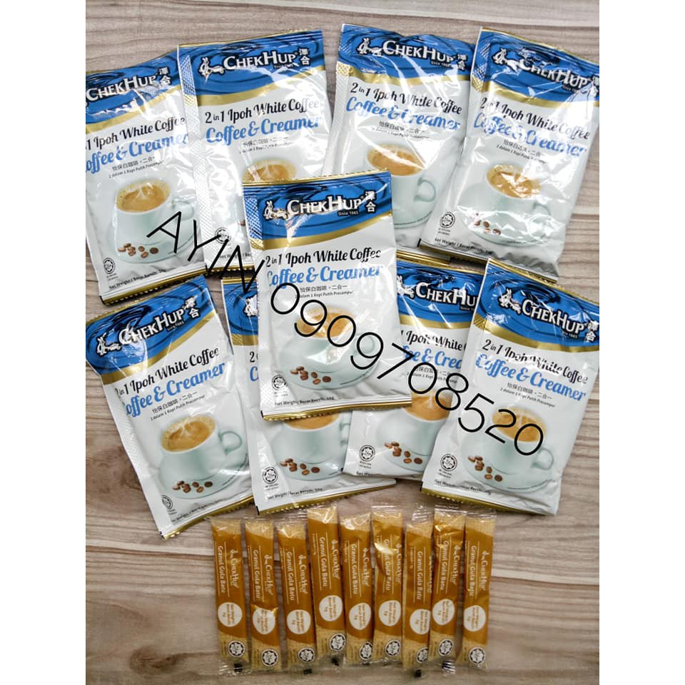 Cà phê trắng Chek Hup Coffee & Creamer 2 IN1 không đường - Gói lẻ dùng thử | BigBuy360 - bigbuy360.vn