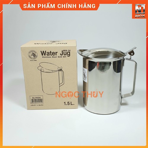 Ca nước Inox Zebra có nắp 11cm (1.5L-1.9L) - 115014|115012