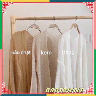 Áo khoác cadigan len mỏng baotrietle
