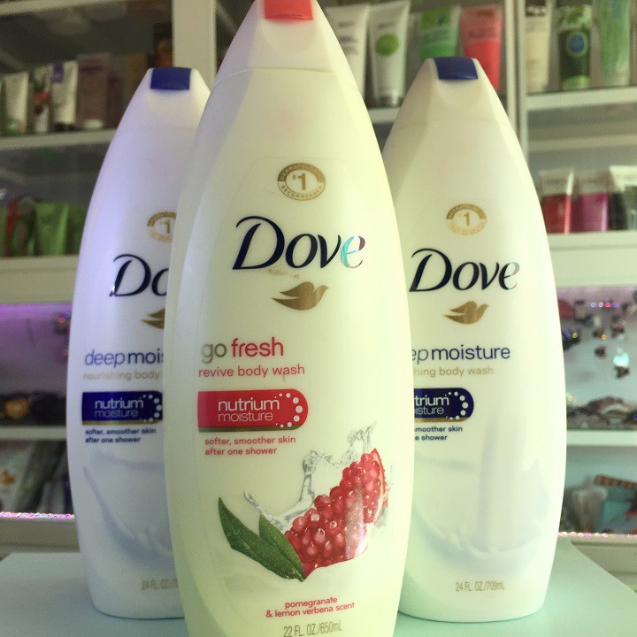 Sữa Tắm Dove Go Fresh Dưỡng Ẩm Và Tái Tạo Da 650ml - Mỹ