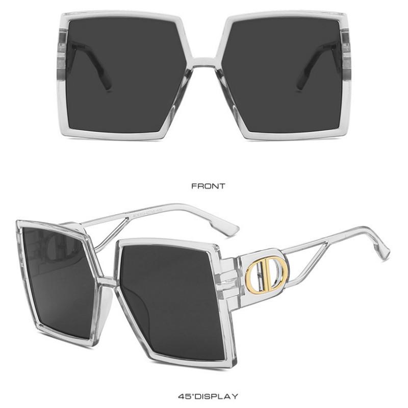 Kính Mát Oversized Gọng Vuông Thời Trang Cho Nữ