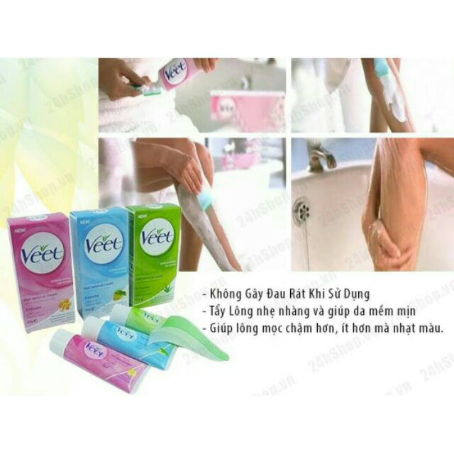 Kem Tẩy Lông Veet Silk Fresh | BigBuy360 - bigbuy360.vn
