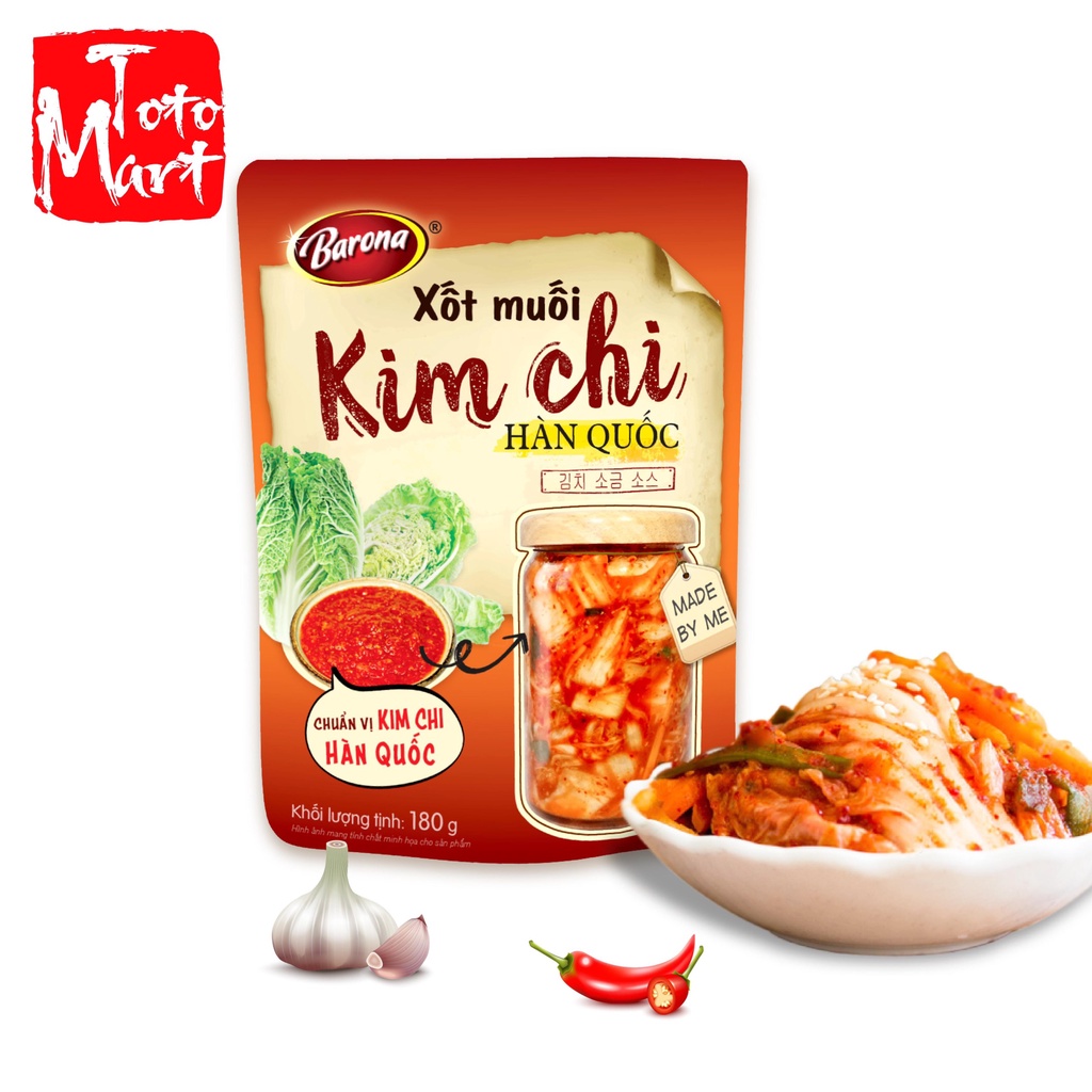 Xốt Muối Kim Chi Hàn Quốc Barona (180g)