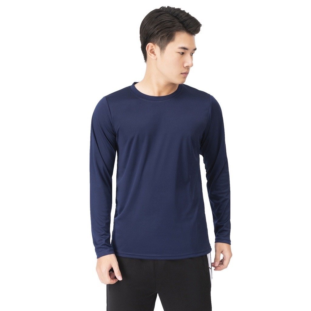 Áo thể thao dài tay Thun lạnh co giãn 4 chiều - Giữ nhiệt - tập gym dài tay