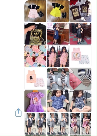 Sỉ bộ cotton bé gái