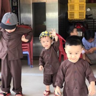 [ chất lượng ] Đồ bà ba nâu cho bé cao cấp