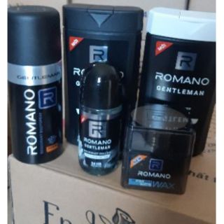 Trọn bộ sản phẩm Romano Gentlemen 180g 5 món